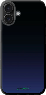TPU чехол Градиент в тёмно - синем стиле для Apple iPhone 16 Plus - 6542b-3714 изображение 