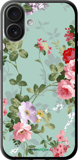 TPU чехол Цветочные обои 2 для Apple iPhone 16 Plus - 862b-3714 изображение 