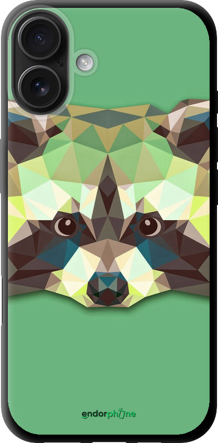 TPU чехол Енот для Apple iPhone 16 Plus - 1217b-3714 изображение 