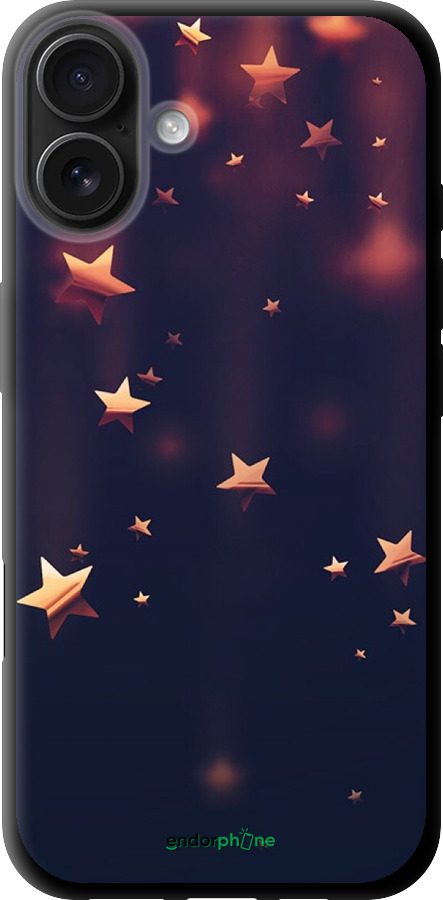 TPU чехол Падающие звезды для Apple iPhone 16 Plus - 3974b-3714 изображение 