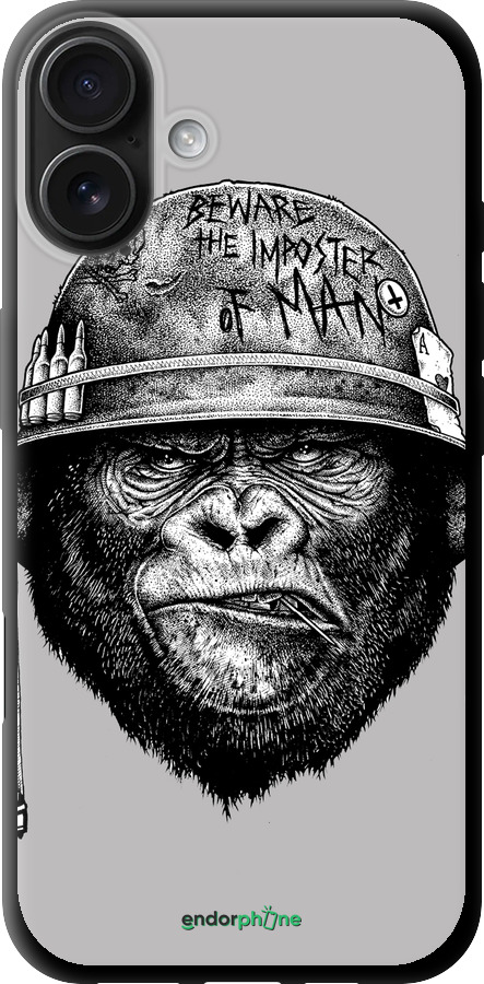 TPU чехол military monkey для Apple iPhone 16 Plus - 4177b-3714 изображение 