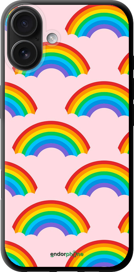 TPU чехол Rainbows для Apple iPhone 16 Plus - 4478b-3714 изображение 