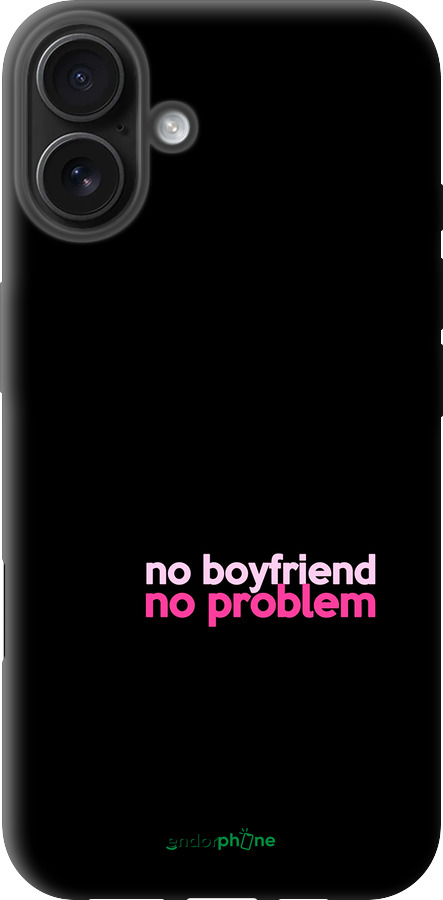 TPU чехол no boyfriend no problem для Apple iPhone 16 Plus - 4549b-3714 изображение 