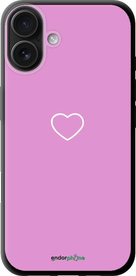 TPU чехол Сердце 2 для Apple iPhone 16 Plus - 4863b-3714 изображение 