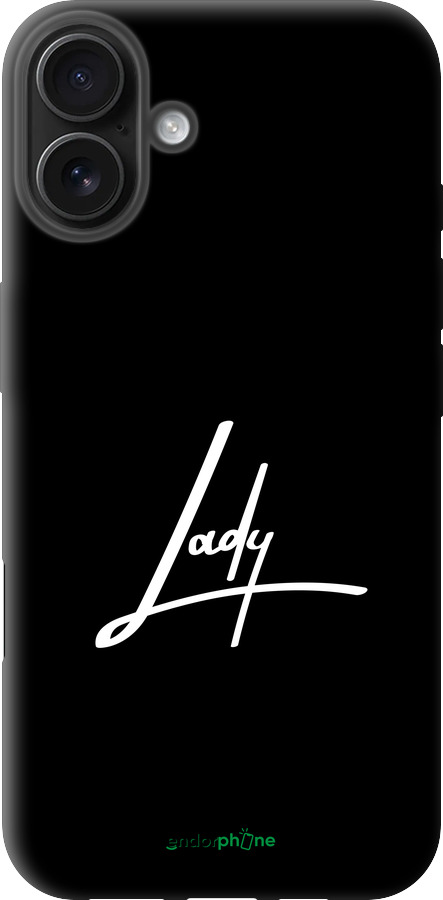 TPU чехол Lady 2 для Apple iPhone 16 Plus - 4867b-3714 изображение 