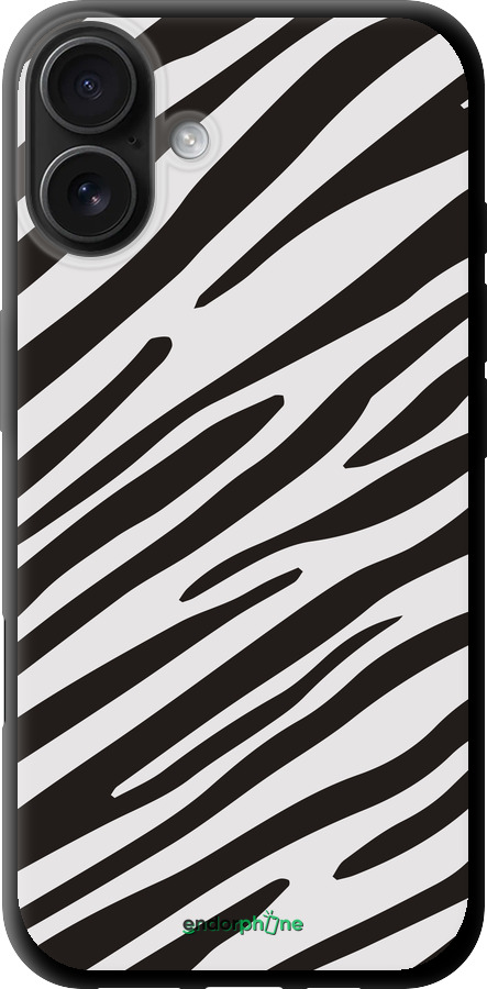 TPU чехол Классическая зебра для Apple iPhone 16 Plus - 4874b-3714 изображение 