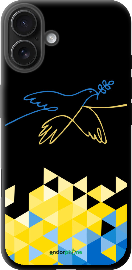TPU чехол Птица мира для Apple iPhone 16 Plus - 5231b-3714 изображение 