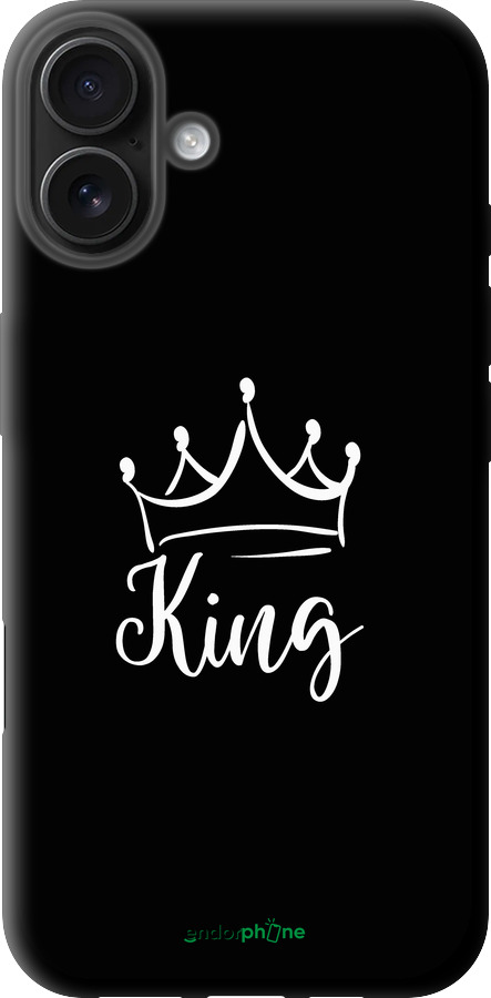 TPU чехол Queen & King для нього для Apple iPhone 16 Plus - 5521b-3714 изображение 