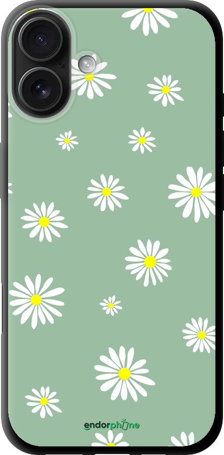 TPU чехол Ромашки v4 для Apple iPhone 16 Plus - 5603b-3714 изображение 