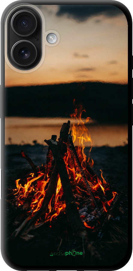 TPU чехол Огонь для Apple iPhone 16 Plus - 6021b-3714 изображение 