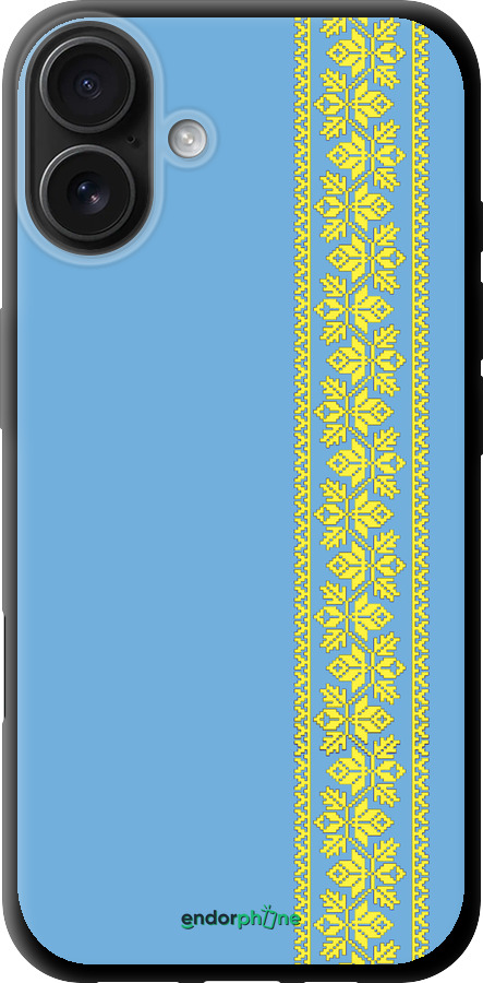 TPU чехол Вишиванка 33 для Apple iPhone 16 Plus - 602b-3714 изображение 