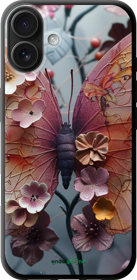 TPU чехол Fairy Butterfly для Apple iPhone 16 Plus - 6048b-3714 изображение 