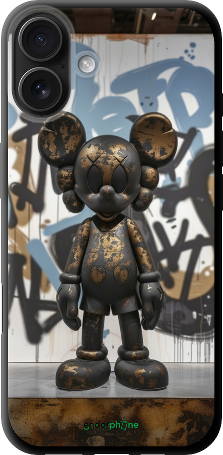 TPU чехол Bronze kaws v2 для Apple iPhone 16 Plus - 6098b-3714 изображение 