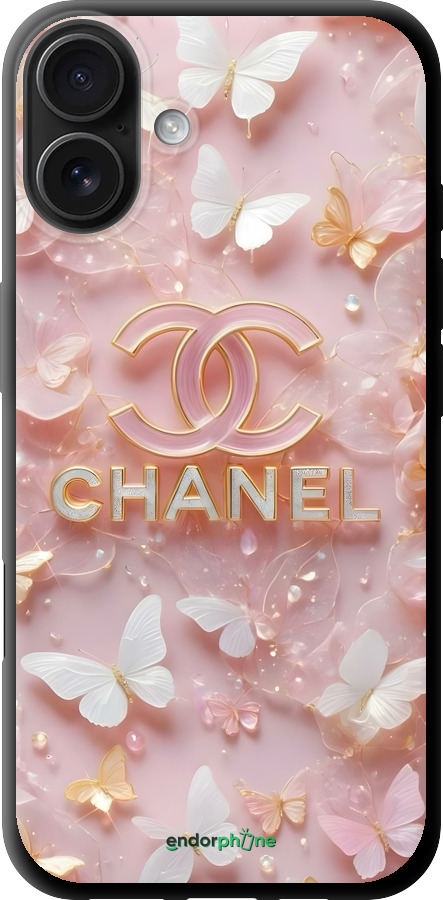 TPU чехол Шанель для Apple iPhone 16 Plus - 6366b-3714 изображение 