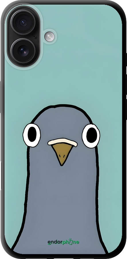 TPU чехол Голубь для Apple iPhone 16 Plus - 6388b-3714 изображение 