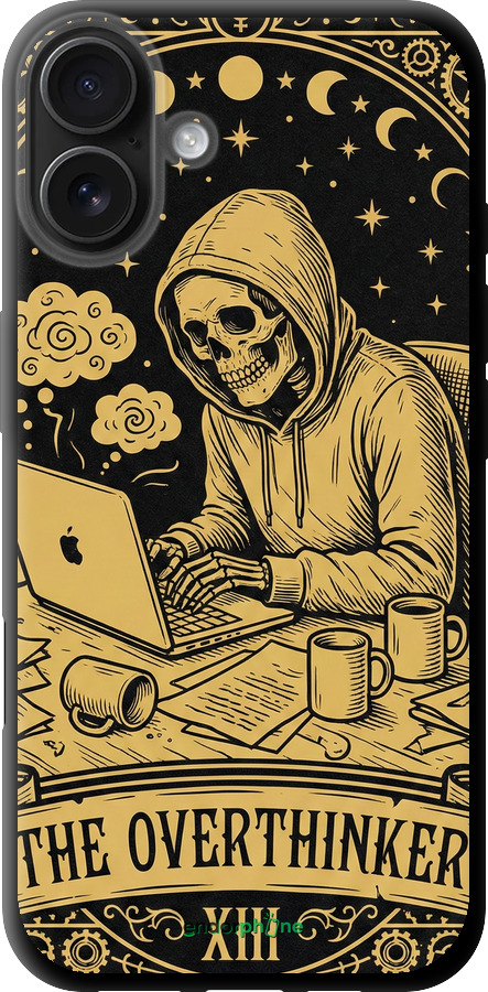 TPU чехол The Overthinker для Apple iPhone 16 Plus - 6774b-3714 изображение 