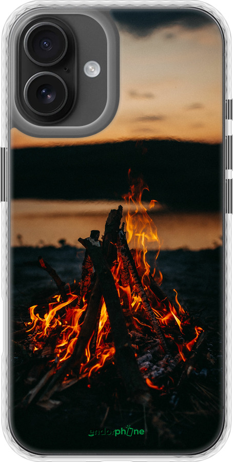 Чохол Bumper чехол Вогонь для Apple iPhone 16 Plus - 6021pc-3714 изображение 