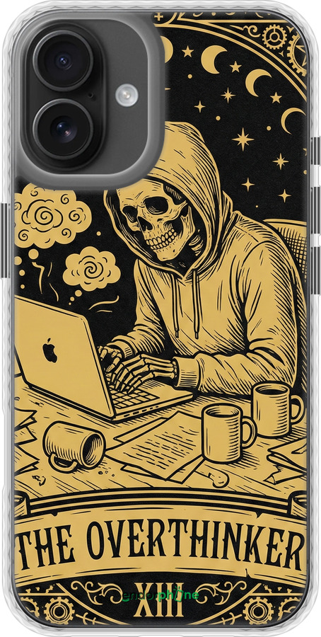 Чехол Bumper MagSafe чехол The Overthinker для Apple iPhone 16 Plus - 6774pm-3714 изображение 