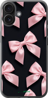 Силиконовый чехол Coquette Ribbons Dark Coquette для Apple iPhone 16 Plus - 6767u-3714 изображение 