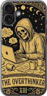 Силиконовый чехол The Overthinker для Apple iPhone 16 Plus - 6774u-3714 изображение 