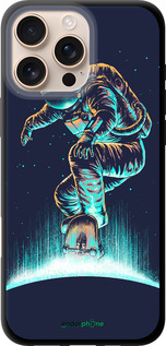 TPU чехол Космонавт на скейтборде для Apple iPhone 16 Pro Max - 4145b-3706 изображение 