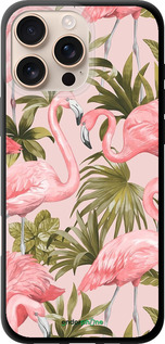 TPU чехол фламинго 2 для Apple iPhone 16 Pro Max - 4360b-3706 изображение 
