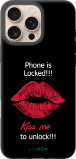 TPU чехол Розблокуй-поцілуй для Apple iPhone 16 Pro Max - 4372b-3706 изображение 