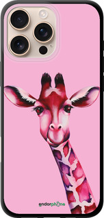 TPU чехол Розовая жирафа для Apple iPhone 16 Pro Max - 4441b-3706 изображение 