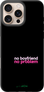 TPU чехол no boyfriend no problem для Apple iPhone 16 Pro Max - 4549b-3706 изображение 