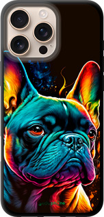 TPU чехол Яркий бульдог для Apple iPhone 16 Pro Max - 5547b-3706 изображение 