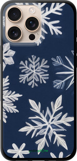 TPU чехол Сніжинки для Apple iPhone 16 Pro Max - 5821b-3706 изображение 