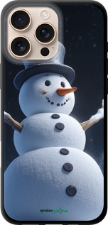 TPU чехол Снеговик для Apple iPhone 16 Pro Max - 5826b-3706 изображение 