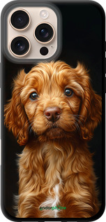 TPU чехол Cocker spaniel на черном фоне для Apple iPhone 16 Pro Max - 6137b-3706 изображение 