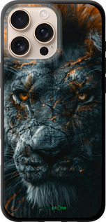 TPU чехол Пламенный лев для Apple iPhone 16 Pro Max - 6153b-3706 изображение 