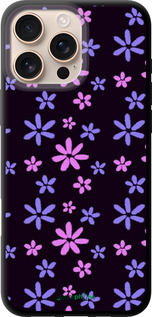 TPU чехол з квітами для Apple iPhone 16 Pro Max - 6258b-3706 изображение 