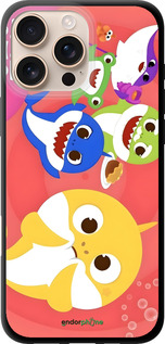 TPU чехол Бейби Шаркс для Apple iPhone 16 Pro Max - 6305b-3706 изображение 
