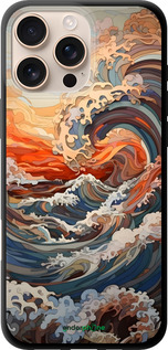 TPU чехол Арт хвилі для Apple iPhone 16 Pro Max - 6324b-3706 изображение 