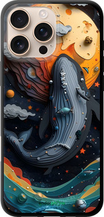 TPU чехол Кит в космосе для Apple iPhone 16 Pro Max - 6328b-3706 изображение 