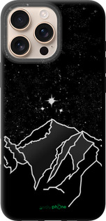 TPU чехол Мінімалістичний гірський краєвид для Apple iPhone 16 Pro Max - 6438b-3706 изображение 