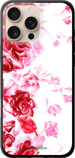 TPU чехол Нарисованные розы для Apple iPhone 16 Pro Max - 724b-3706 изображение 