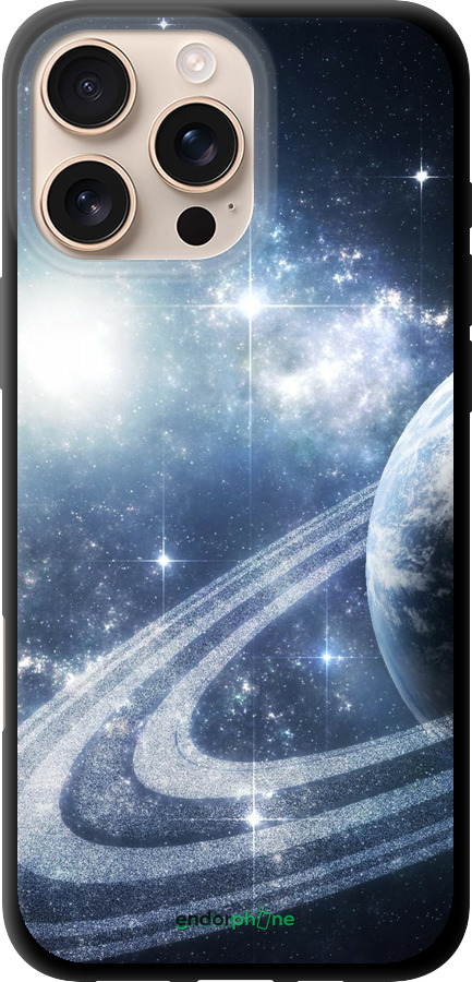 TPU чехол Кольца Сатурна для Apple iPhone 16 Pro Max - 173b-3706 изображение 