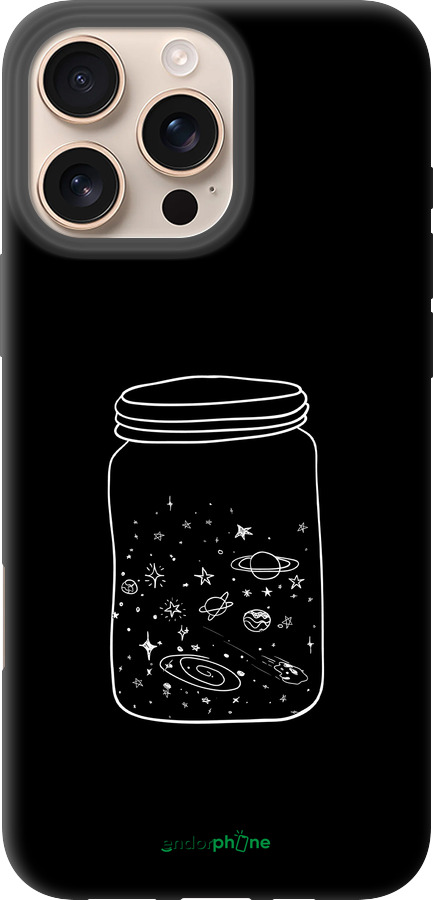 TPU чехол Космос в банці для Apple iPhone 16 Pro Max - 4297b-3706 изображение 