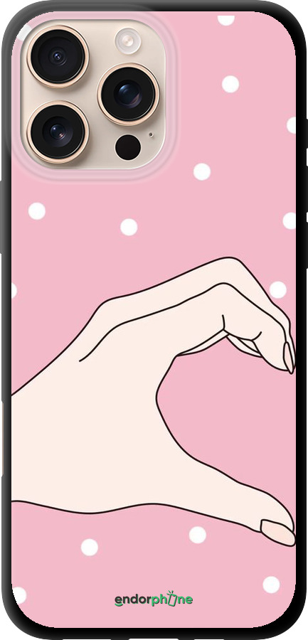 TPU чехол Половинка сердца для Apple iPhone 16 Pro Max - 4340b-3706 изображение 
