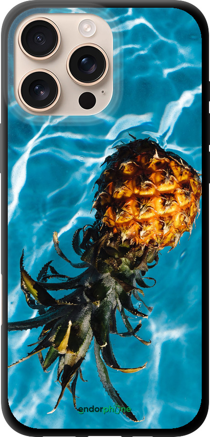 TPU чехол Ананас на воде для Apple iPhone 16 Pro Max - 4384b-3706 изображение 