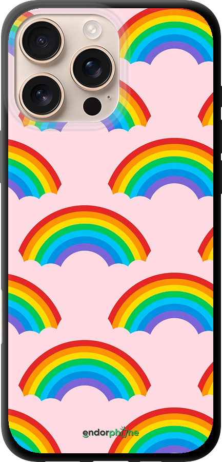 TPU чехол Rainbows для Apple iPhone 16 Pro Max - 4478b-3706 изображение 