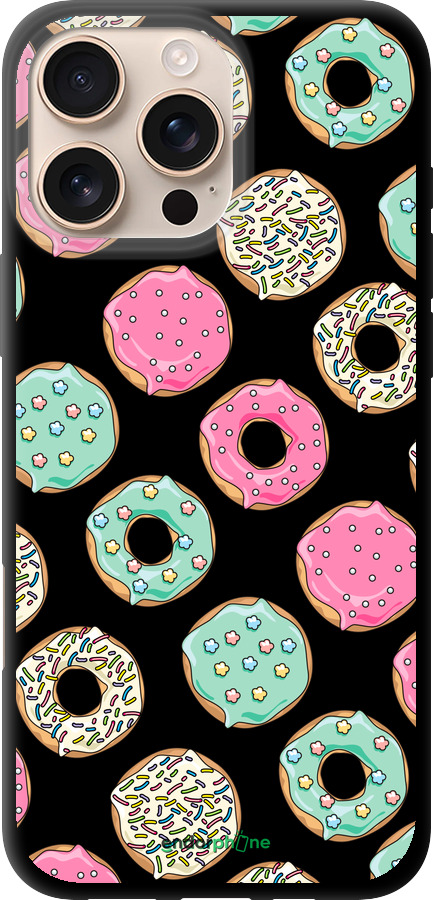 TPU чехол Пончики 1 для Apple iPhone 16 Pro Max - 4657b-3706 изображение 