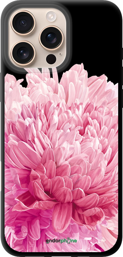 TPU чехол Хризантема для Apple iPhone 16 Pro Max - 4666b-3706 изображение 