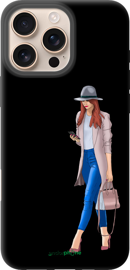 TPU чехол Девушка 1 для Apple iPhone 16 Pro Max - 4751b-3706 изображение 