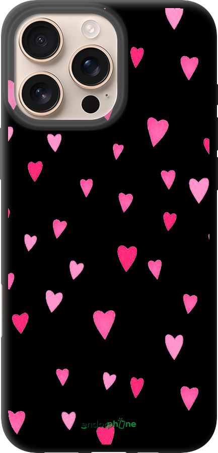 TPU чехол Сердечки 2 для Apple iPhone 16 Pro Max - 4763b-3706 изображение 