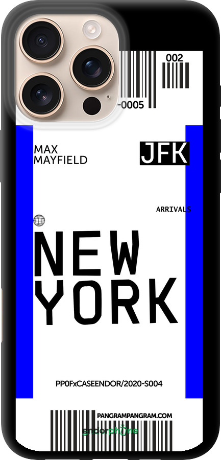 TPU чехол New York для Apple iPhone 16 Pro Max - 4861b-3706 изображение 